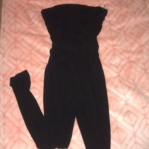 Windsor Black Strapless Jump Suit